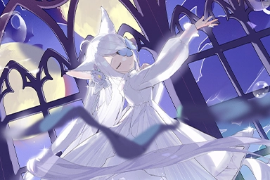 弓箭手雪乃全身像，穿着绿色猎装，手持长弓，银发飘逸，眼神锐利，背景为森林，晨光朦胧